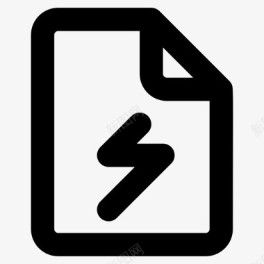 电子电子文档电子纸张图标图标