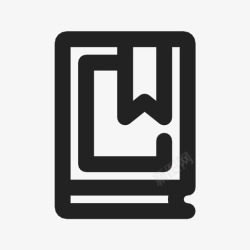 签书书签书地址簿商务图标高清图片