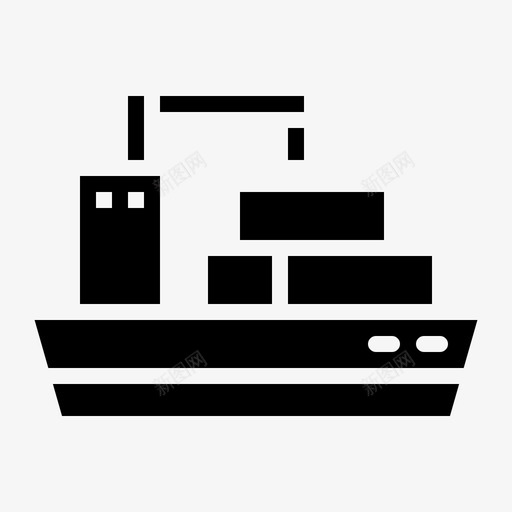 船帆船运输图标svg_新图网 https://ixintu.com 帆船 物流配送扎实 船 运输