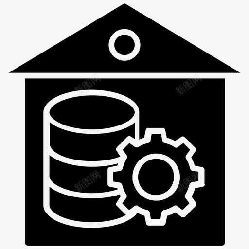 数据仓库数据中心数据存储图标svg_新图网 https://ixintu.com 数据中心 数据仓库 数据存储 数据库 数据科学字形图标 服务器