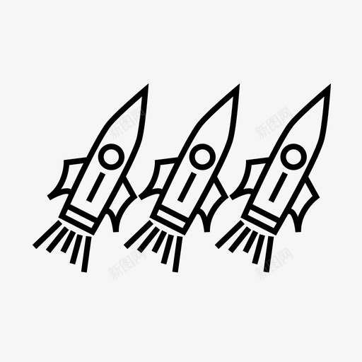 火箭飞机导弹图标svg_新图网 https://ixintu.com 学校 导弹 火箭 飞机 飞船