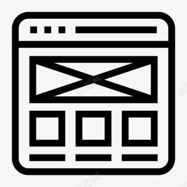网页电子邮件收件箱图标图标