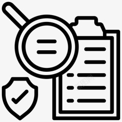 验证信息项目检验审核报告订单信息图标高清图片