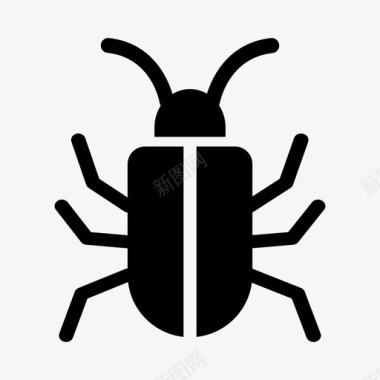 bug昆虫恶意软件图标图标