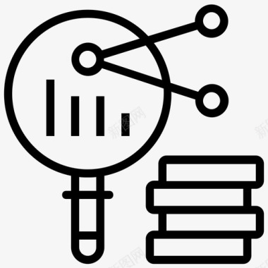 市场分析商业分析商业智能图标图标