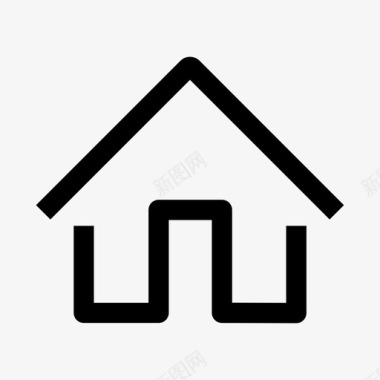 家房子庇护所图标图标