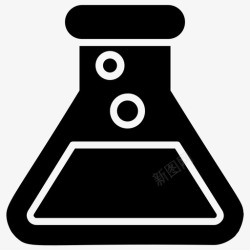 研究室化学烧瓶化学标志化学研究室图标高清图片