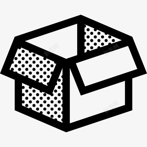 纸箱送货包装图标svg_新图网 https://ixintu.com 包装 杂牌 纸箱 送货