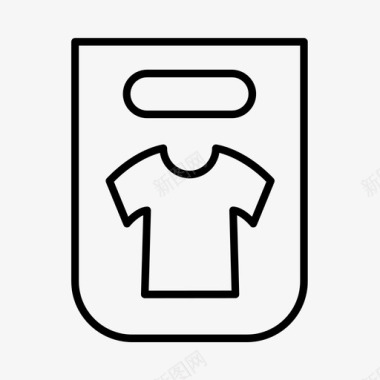 购物服装商业图标图标