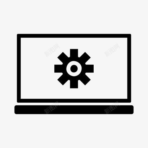 维修齿轮选件图标svg_新图网 https://ixintu.com 技术计算机硬件 维修 设置 选件 齿轮