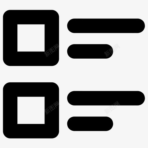 列表视图项目符号列表详细信息图标svg_新图网 https://ixintu.com 列表视图 基本图标所有尺寸 布局 缩略图 详细信息 项目符号列表