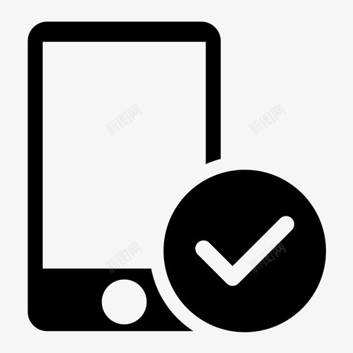 Mobile phone02svg_新图网 https://ixintu.com Mobile phone02 扁平 简约 圆润