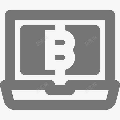 bitcoin laptop.1svg_新图网 https://ixintu.com bitcoin laptop.1