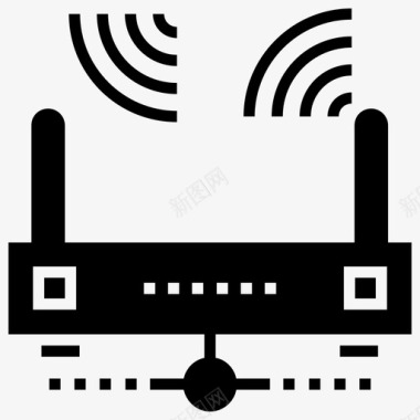 路由器互联网网络图标图标
