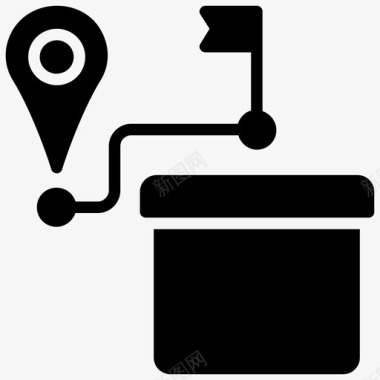 交货目的地交货地点装运地址图标图标