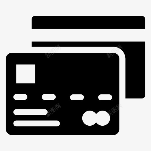 信用卡金融支付方式图标svg_新图网 https://ixintu.com visa卡图标 信用卡 支付方式 金融