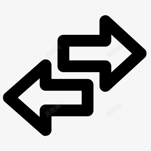 交换箭头方向图标svg_新图网 https://ixintu.com 交换 基本图标所有尺寸 指针 方向 箭头 转移