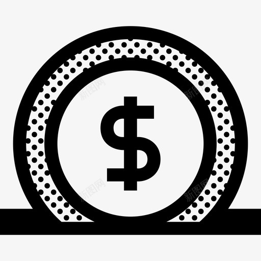 储蓄货币存款图标svg_新图网 https://ixintu.com 储蓄 存款 杂项点 货币 金融
