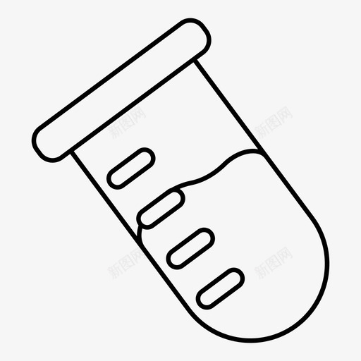 试管生物化学图标svg_新图网 https://ixintu.com 化学 小瓶 溶液 生物 试管