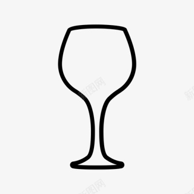 酒杯鸡尾酒玻璃图标图标