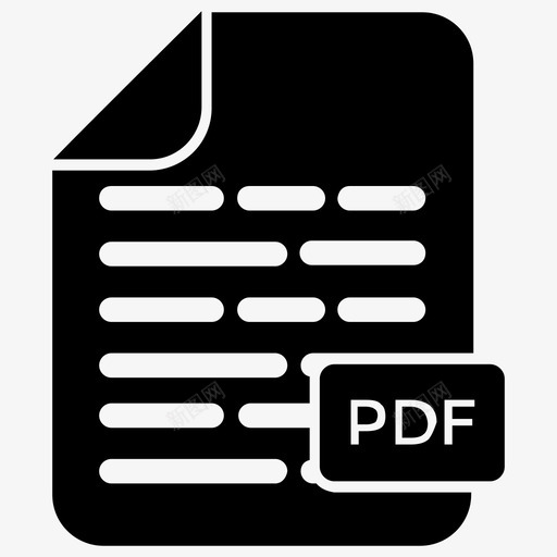 pdf文件文件扩展名文件格式图标svg_新图网 https://ixintu.com pdf文件 可移植文档格式 在线学习字形图标 文件名 文件扩展名 文件格式