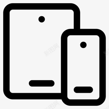 数字设备电子配件ipad和移动电话图标图标