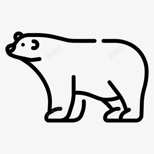 北极熊动物南极洲图标svg_新图网 https://ixintu.com 动物 动物园欢迎来到动物园 北极熊 南极洲 野生动物