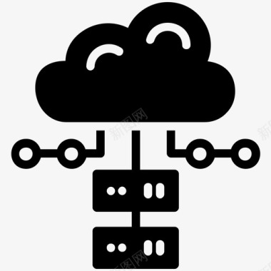 在线数据库云服务器云服务器托管图标图标