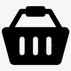 购物篮icon篮子市场采购图标高清图片