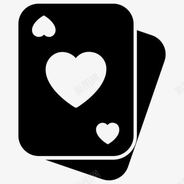 扑克牌赌场赌场卡图标图标