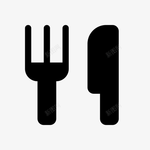 餐厅熟食店晚餐图标svg_新图网 https://ixintu.com 基本图标集 晚餐 熟食店 美食 菜单 餐厅