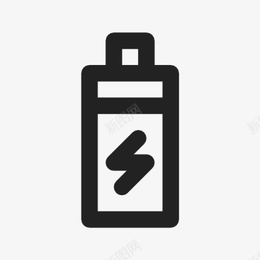 蓄电池充电环保图标图标