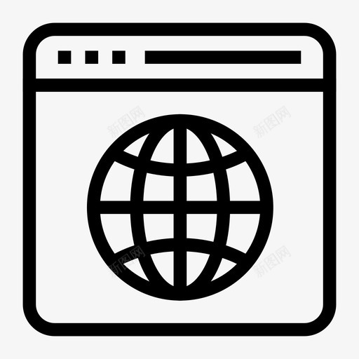 网页地球仪浏览器互联网图标svg_新图网 https://ixintu.com 世界 互联网 浏览器 窗口 窗口和应用程序 网页地球仪