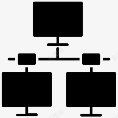 客户机服务器模型客户机和服务器客户机和服务器通信图标图标