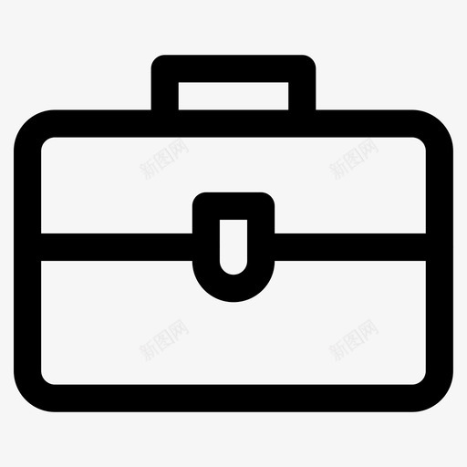 公文包笔记本电脑包用户界面线图标svg_新图网 https://ixintu.com 公文包 用户界面线图标 笔记本电脑包