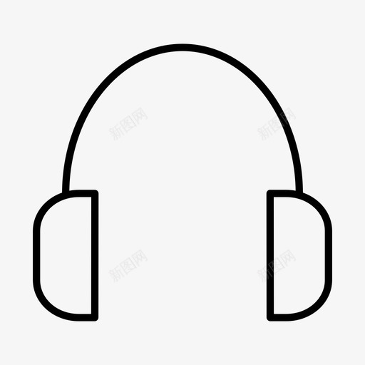 耳机dj听筒图标svg_新图网 https://ixintu.com dj 听筒 声音 硬件 耳机