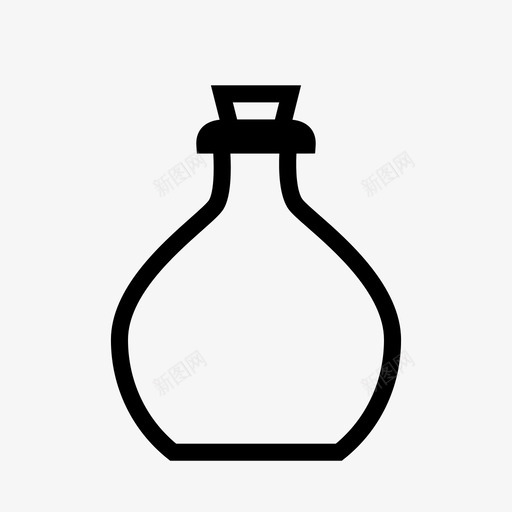 烧瓶实验室圆瓶图标svg_新图网 https://ixintu.com 圆瓶 实验室 烧瓶 科学
