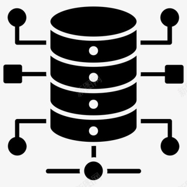 共享web宿主数据库服务器共享服务器图标图标