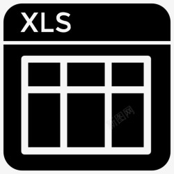 XLS文件格式xls文件扩展名文件格式图标高清图片