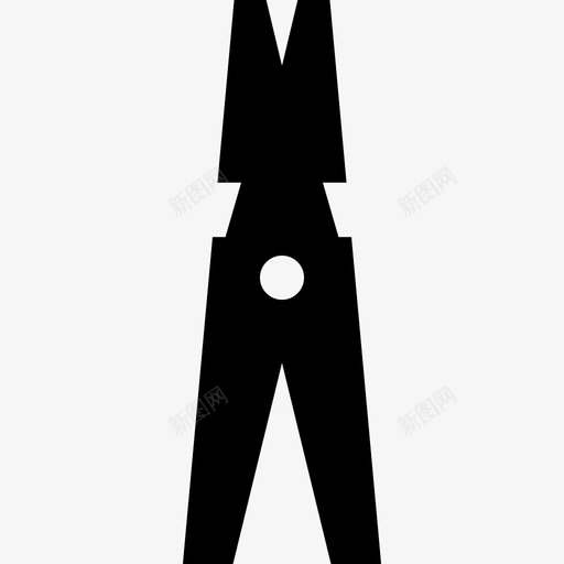 衣夹图标svg_新图网 https://ixintu.com 衣夹