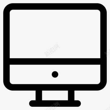 显示器电脑显示器桌面图标图标