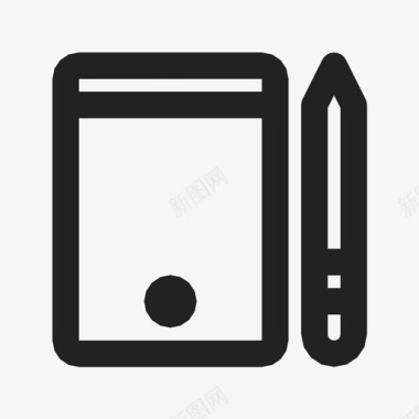 ipad小工具笔图标图标
