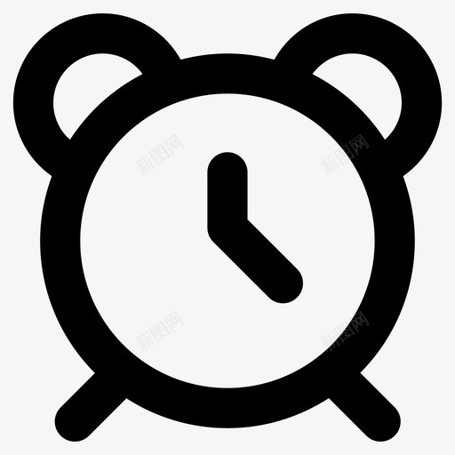 闹钟计时器手表图标svg_新图网 https://ixintu.com 手表 用户界面粗体图标 计时器 闹钟