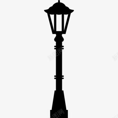 灯柱我镇的公共财产图标图标