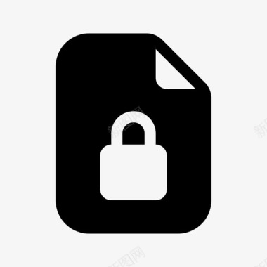 私有文档锁定文档锁定文件图标图标