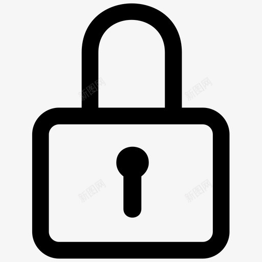 挂锁保存秘密图标svg_新图网 https://ixintu.com 保存 安全 挂锁 秘密