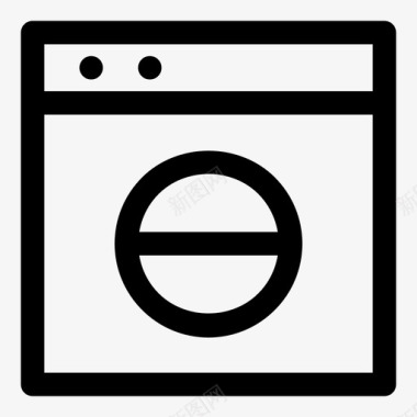 洗衣机家用洗衣机物联网图标图标