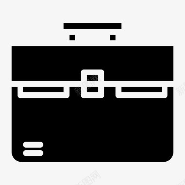 手提箱公文包行李图标图标