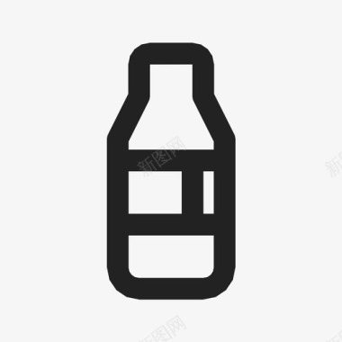 可乐瓶子罐头图标图标