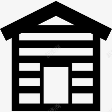 小屋建筑物我的城镇家园图标图标